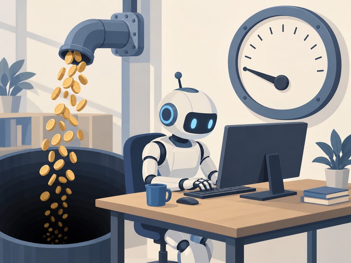 Пока агент работает, счётчик расхода стоит на нуле, и остановить работу по расходу нельзя
